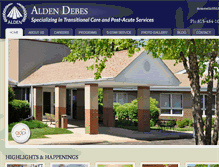 Tablet Screenshot of aldendebes.com